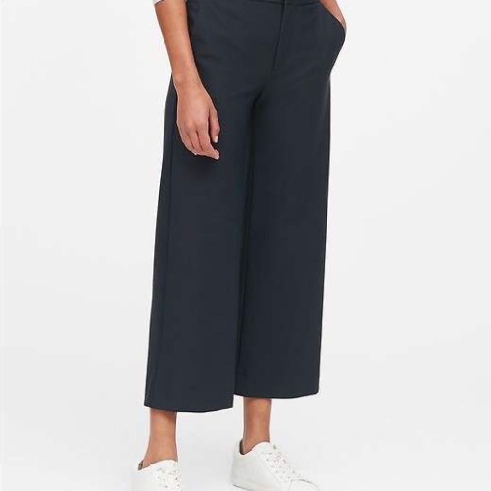 Banana Republic Cropped Wide Leg